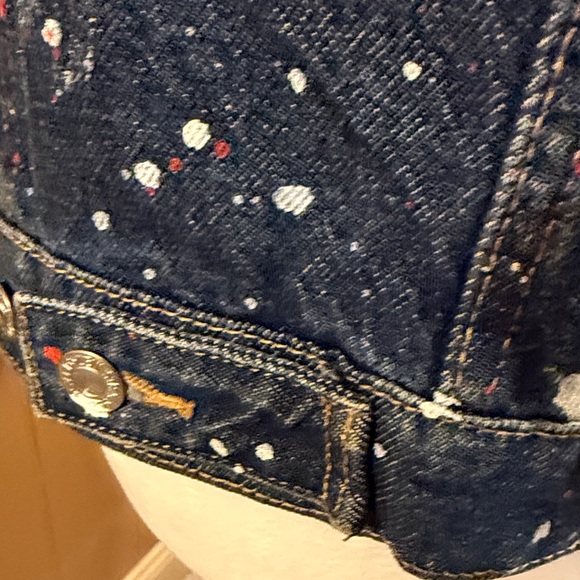 Levis Limited Edition Handmaids Tale Ex-Boyfriend Denim Trucker Jacket  Sz S - Picture 7 of 12